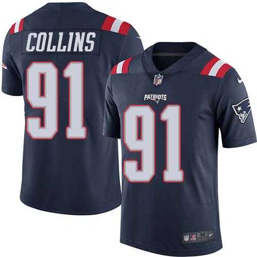Nike Men & Women & Youth Patriots 91 Jamie Collins Navy Blue Color Rush Limited Jersey,We sell and wholesale Nike Men & Women & Youth Patriots 91 Jamie Collins Navy Blue Color Rush Limited Jersey on line form chian!